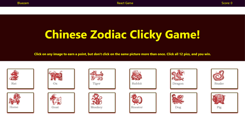 React Click Game